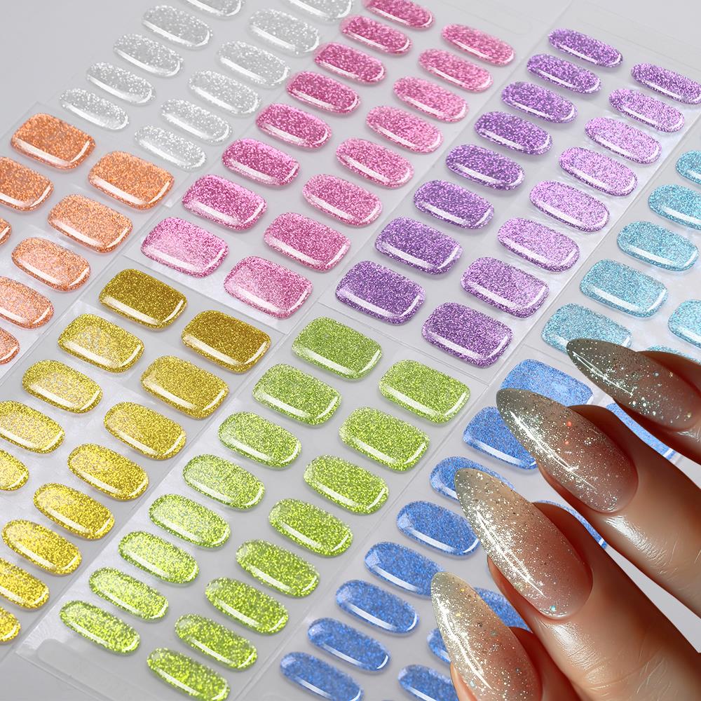 16Tips Stiker Kuku Gel Semi Cu - Full Cover Adhesive ulasan dan harga