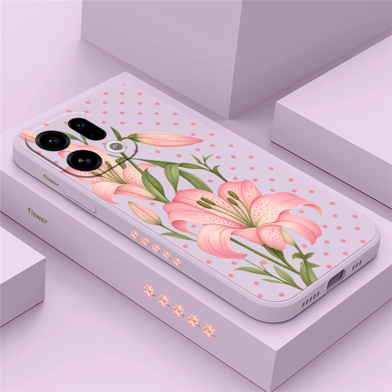 Casing Telepon Bermotif Bunga  - Oppo Reno 12 ulasan dan harga