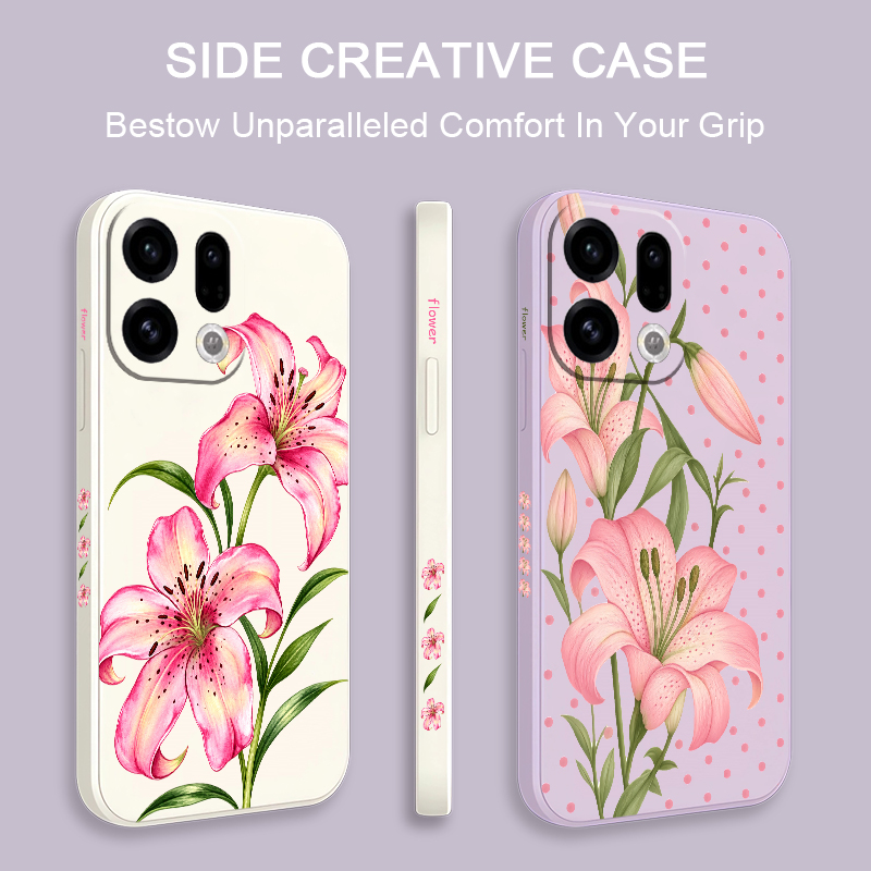 Casing Telepon Bermotif Bunga  - Oppo Reno 12 ulasan dan harga