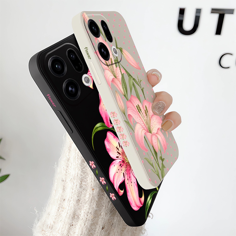 Casing Telepon Bermotif Bunga  - Oppo Reno 12 ulasan dan harga